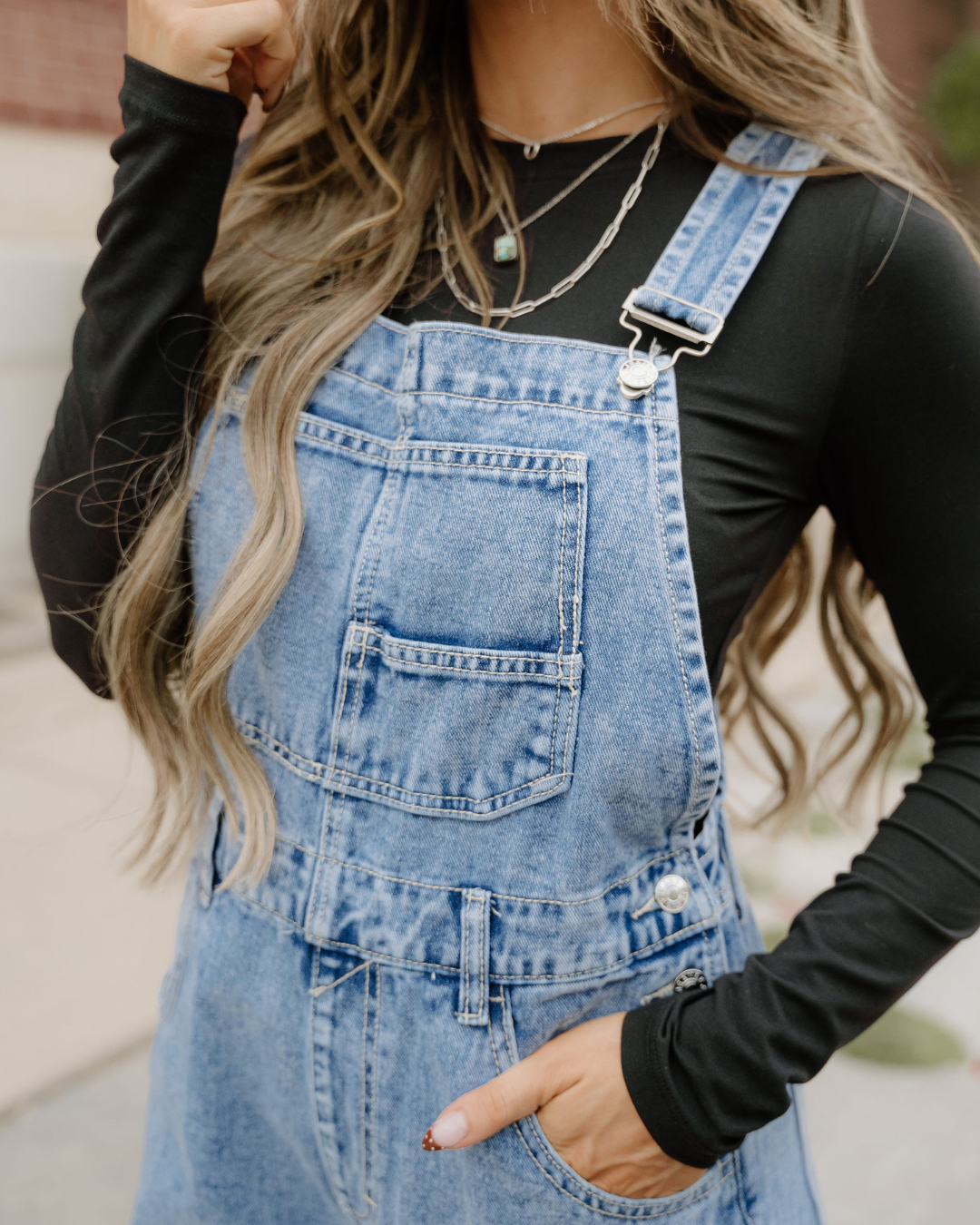 Denim Overalls