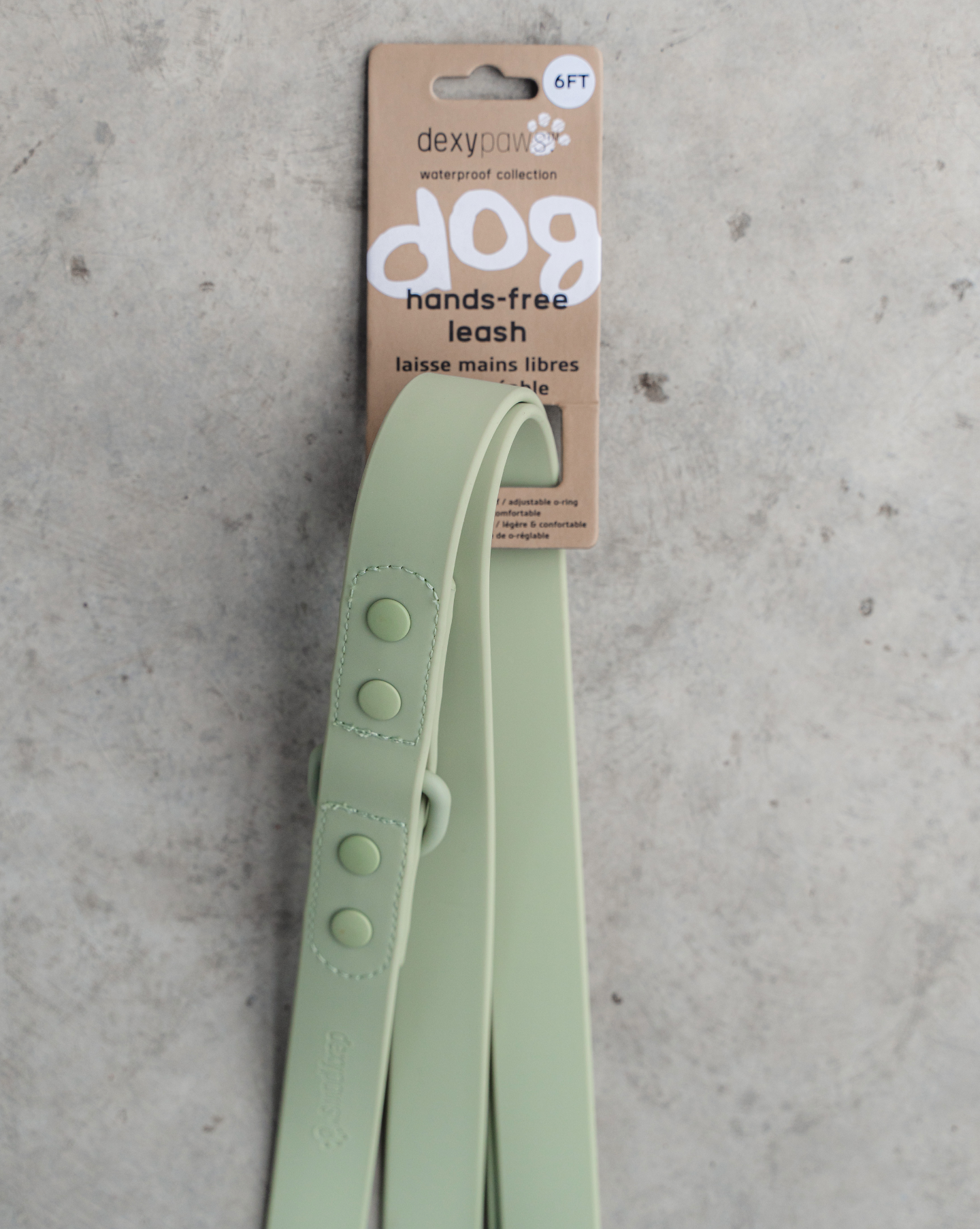 Hands Free Leash in Sage Green