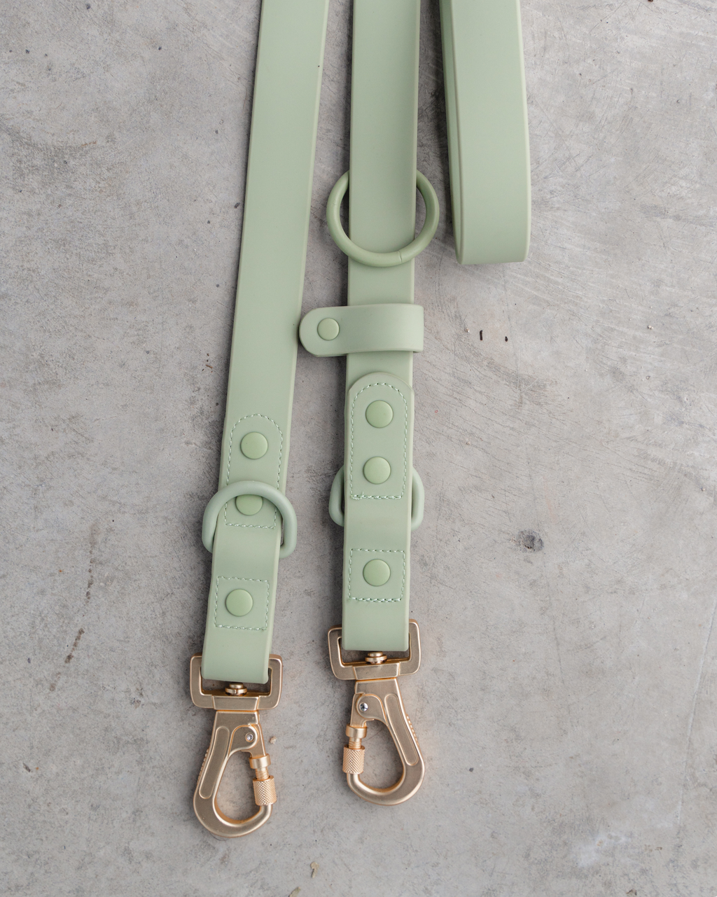 Hands Free Leash in Sage Green