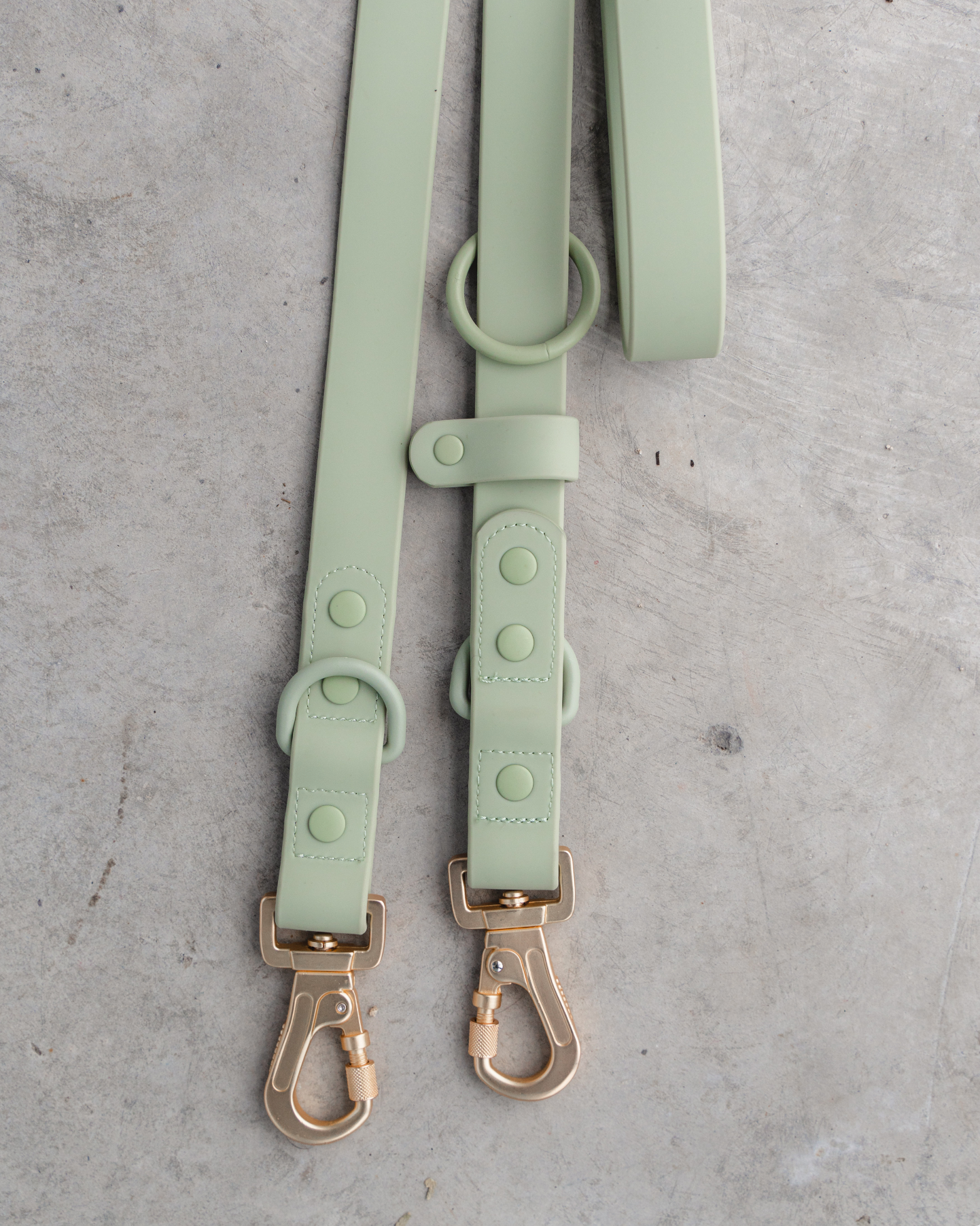 Hands Free Leash in Sage Green