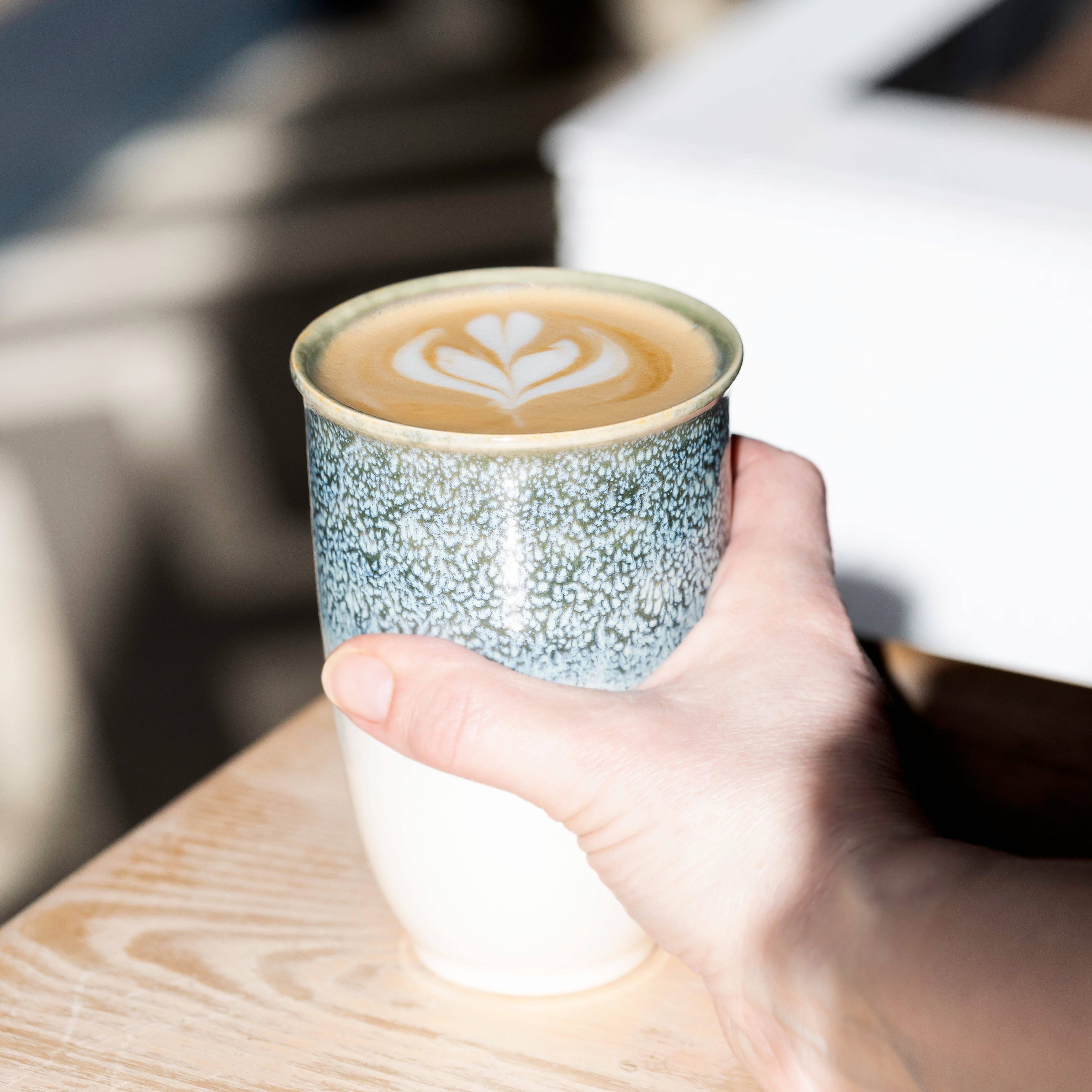 Glacier Ceramic Travel Cup 12oz | Reusable Coffee Cup