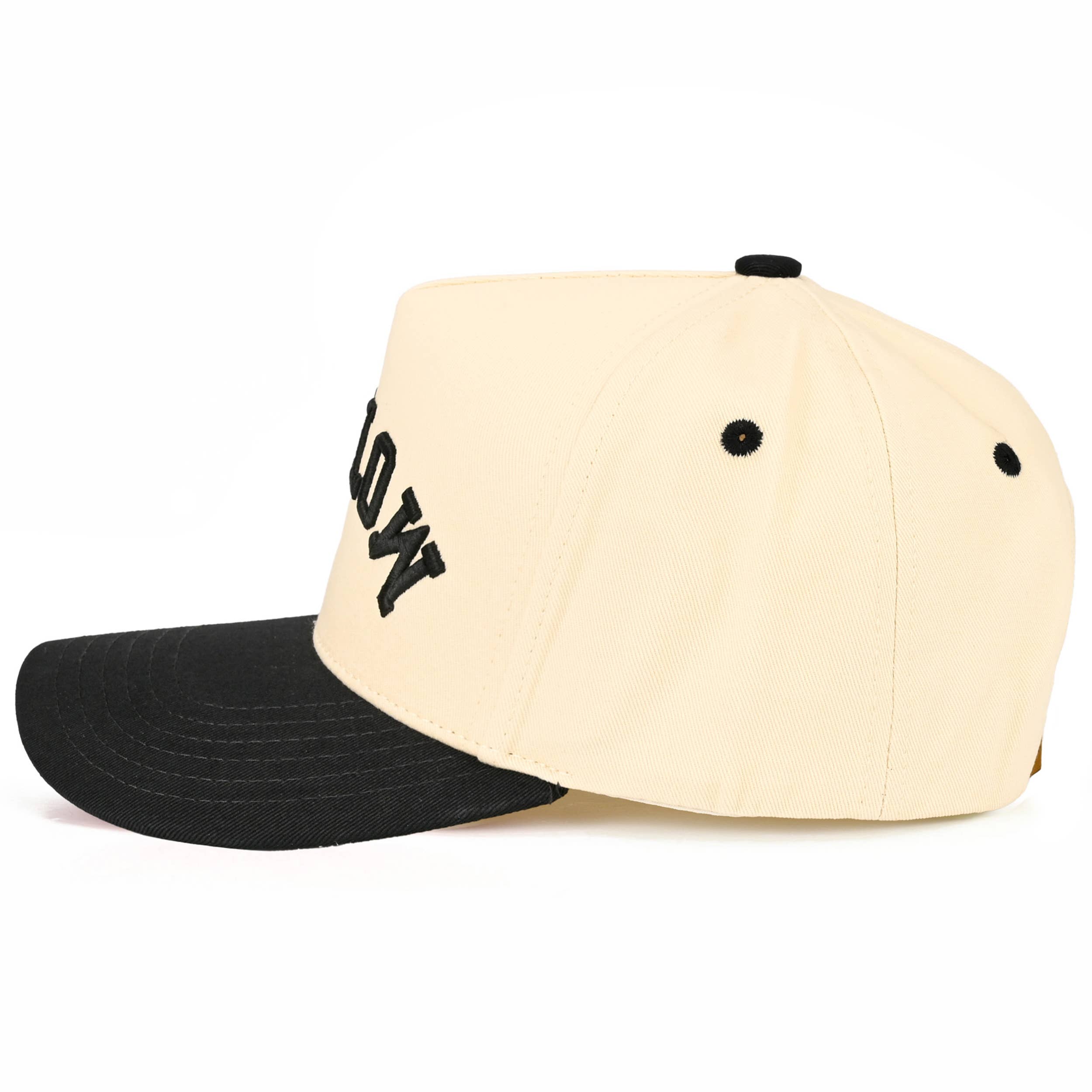 C.C MOTHER Letter Embroidered on Two Tone Trucker Hat