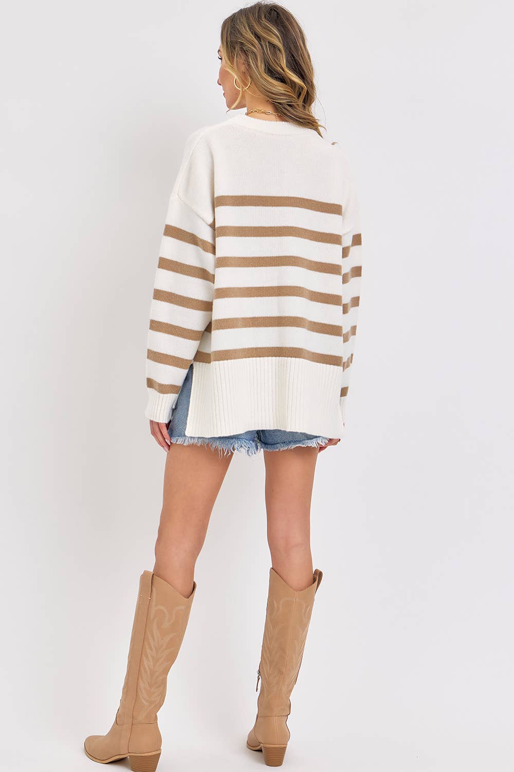 Striped Knit Sweater