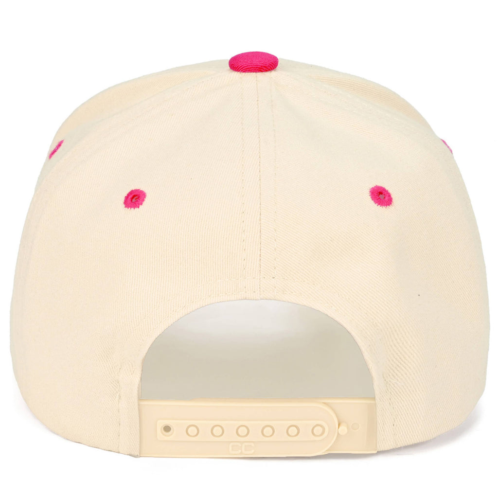 C.C OUT HERE DILLY DALLYING Letter on Two Tone Trucker Hat