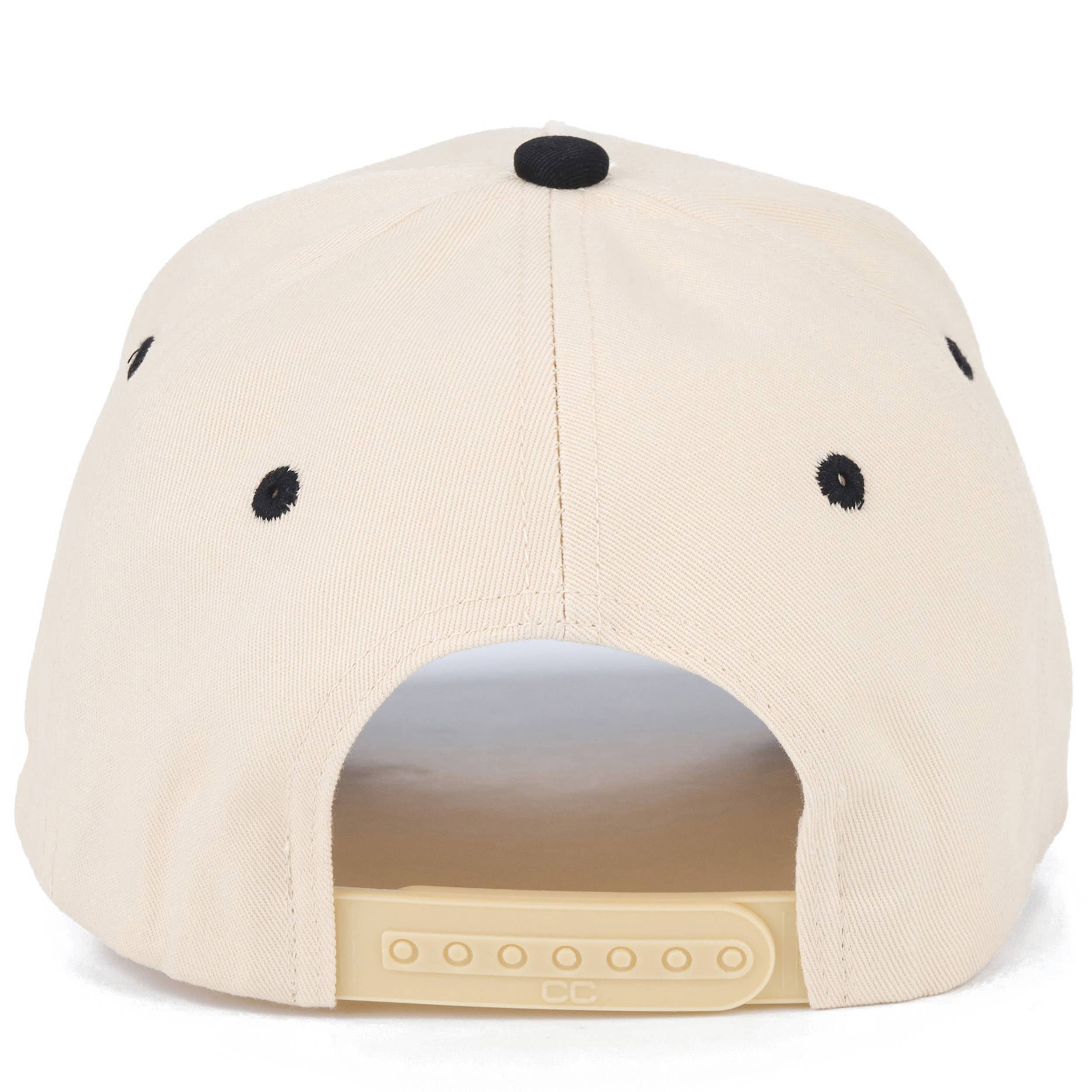 C.C SORRY ABOUT MY HUSBAND Letter Two Tone Trucker Hat: Red