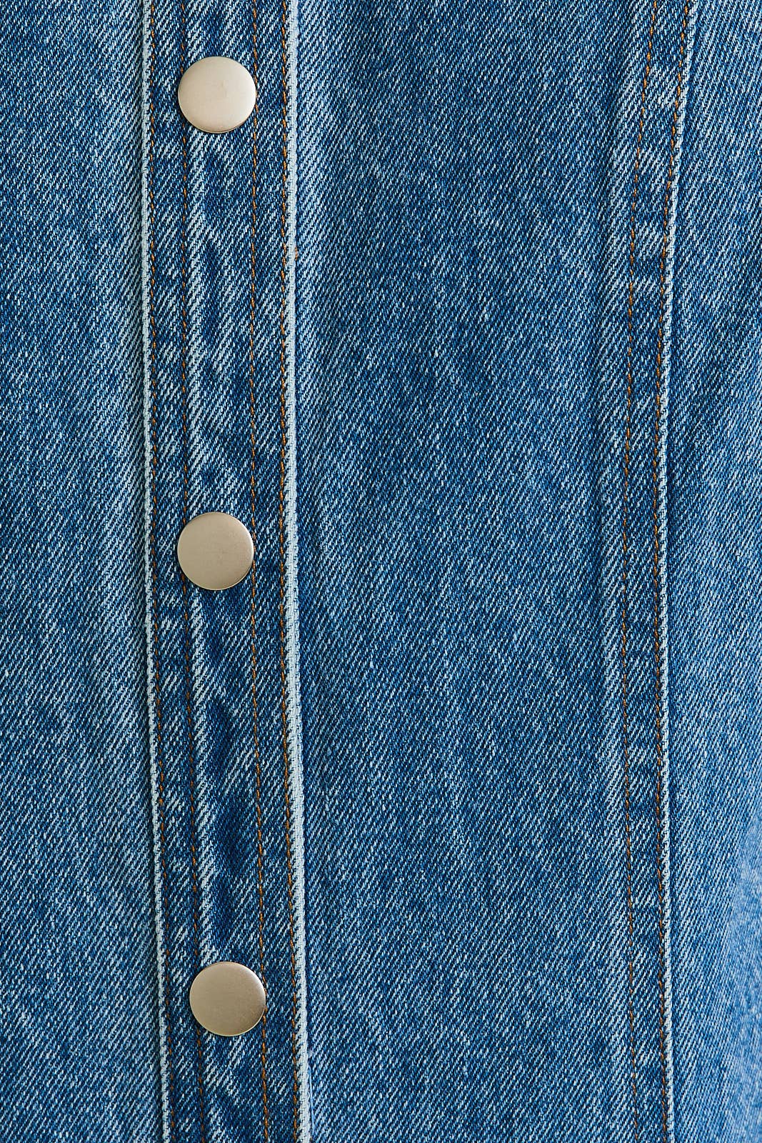 Button Down Denim Dress