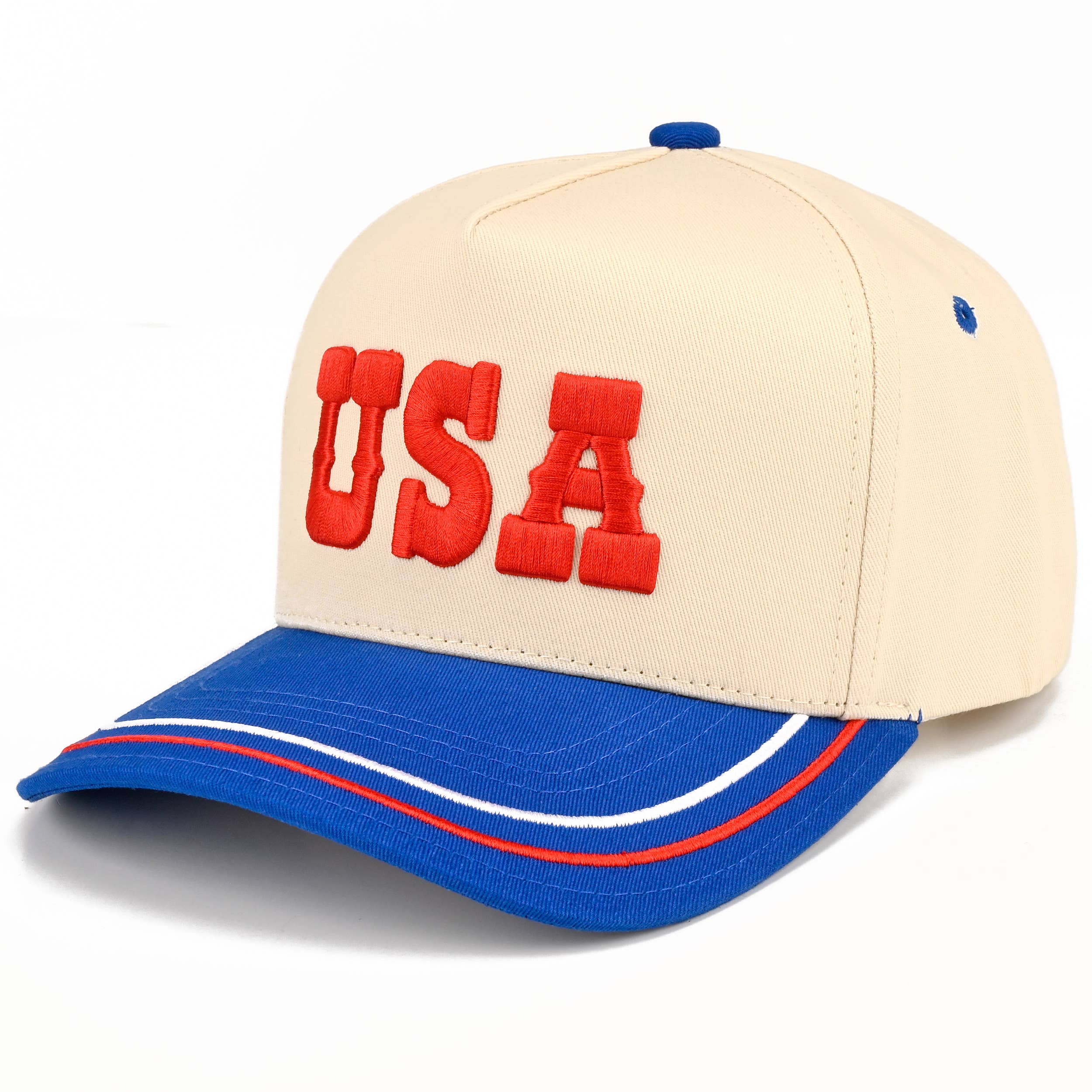 C.C USA Letter on Two Tone Trucker Hat