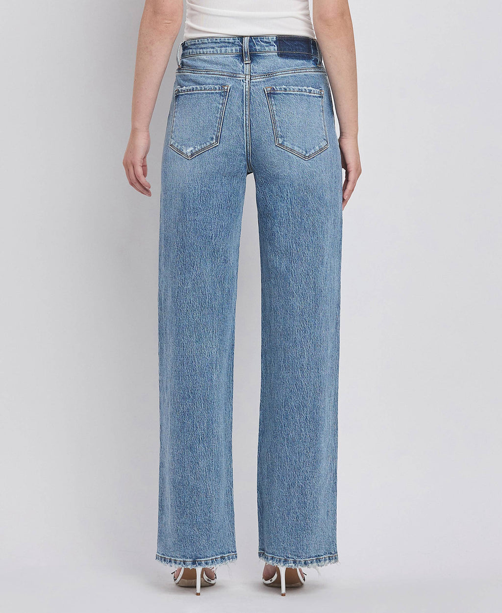 90'S Super High Rise Wide Jean