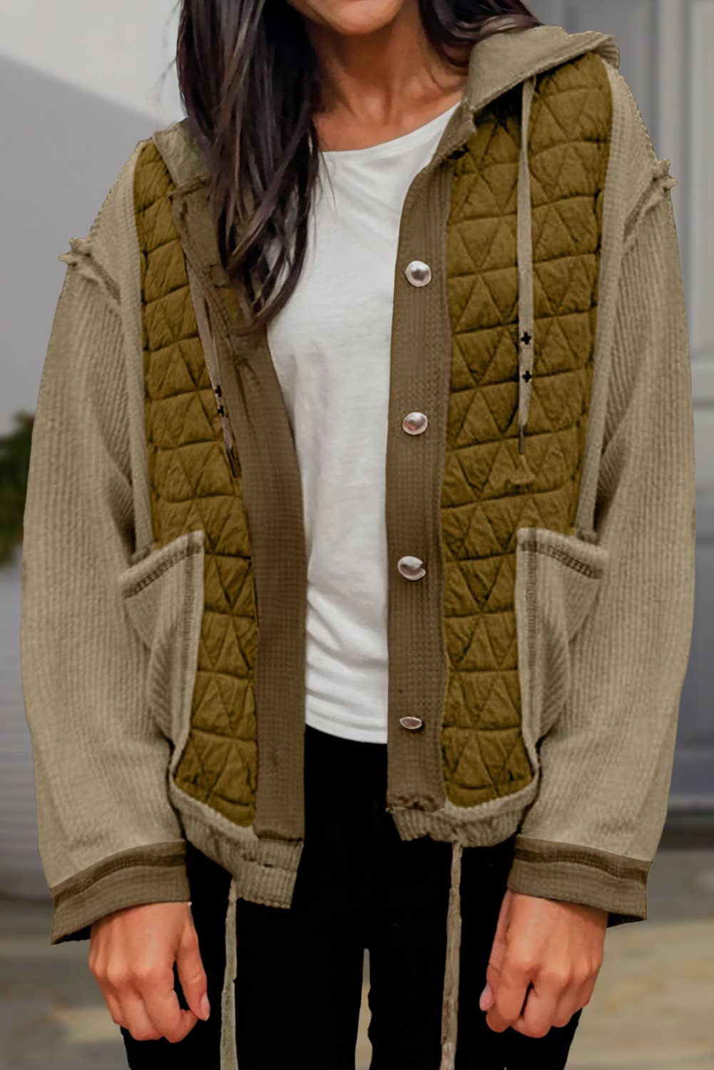 Quilted Hooded Jacket