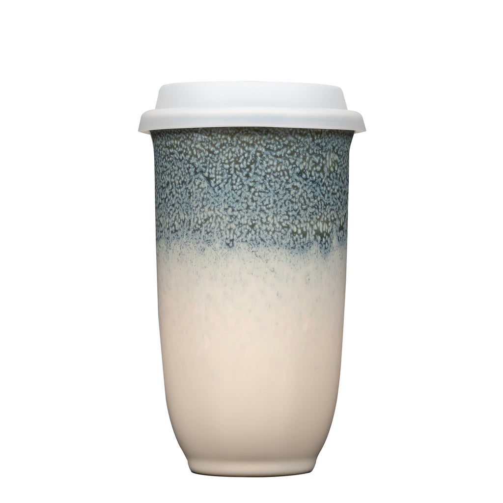 Glacier Ceramic Travel Cup 16oz | Reusable Coffee Cup