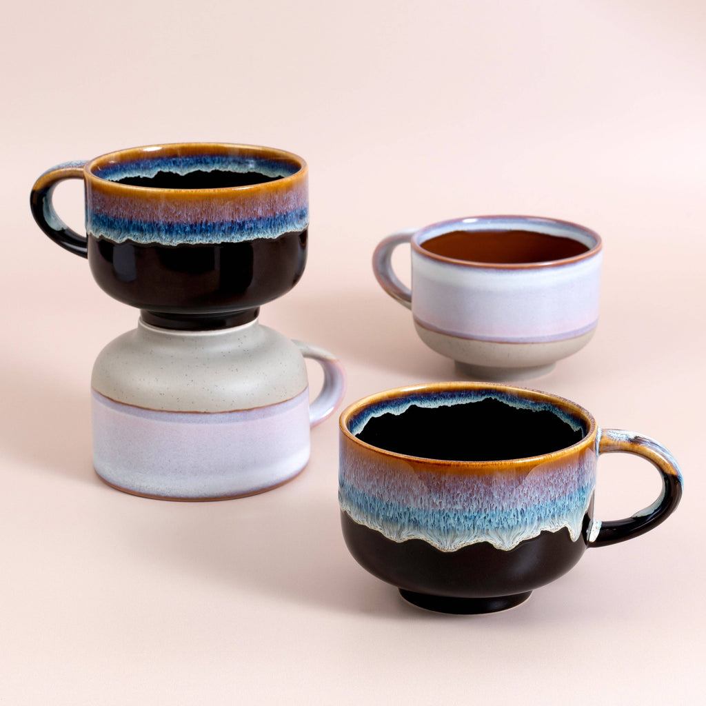 Horizon Handmade Ceramic Mug 16oz | Stoneware Coffee Mug