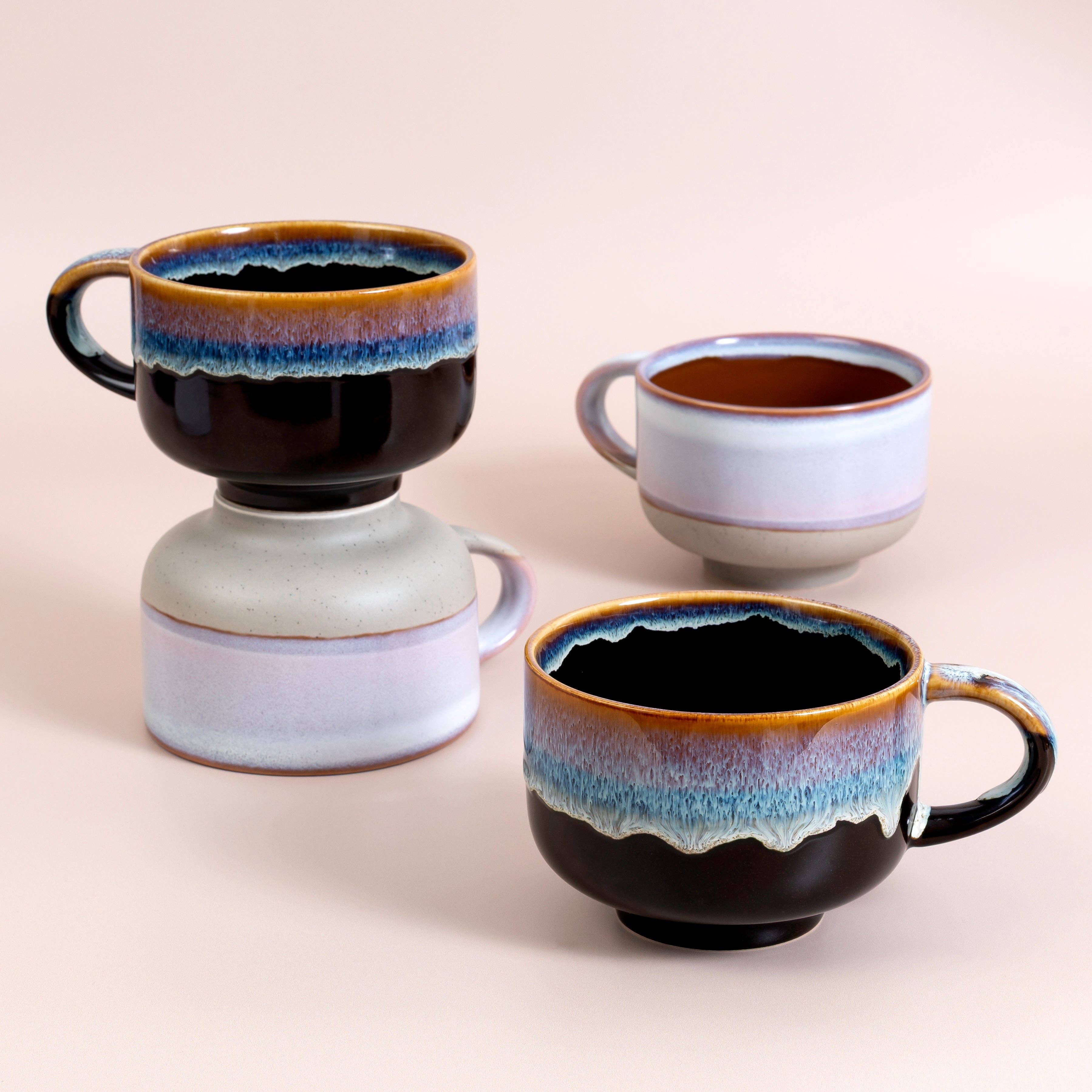 Horizon Handmade Ceramic Mug 16oz | Stoneware Coffee Mug