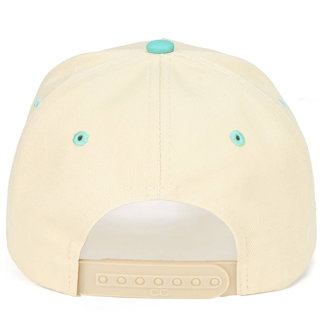 C.C SALTY Letter Embroidered Two Tone Trucker Hat