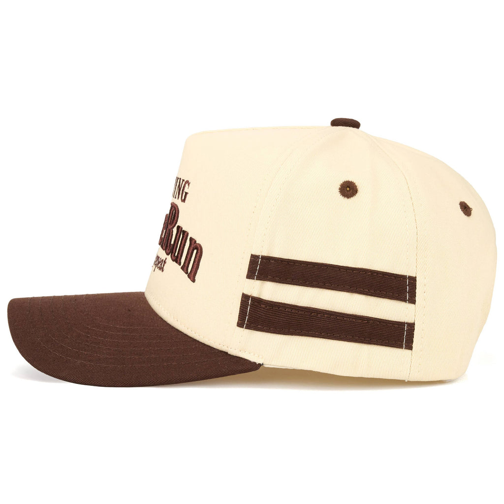 C.C MORNING COFFEE RUN Letter Two Tone Trucker Hat