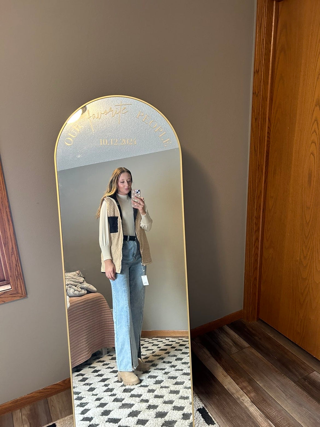 Reversible Hooded Midi Vest