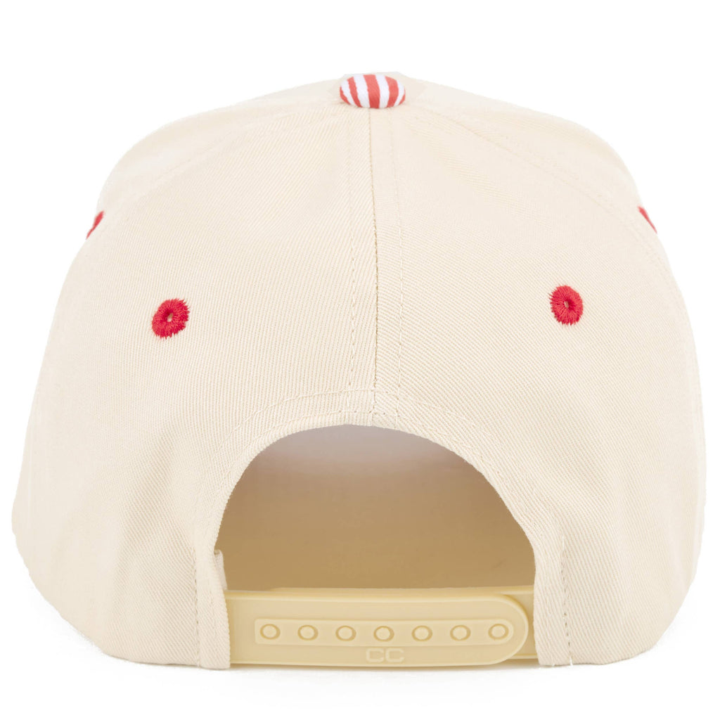 C.C ALL AMERICAN HOT DOGS Letter on Two Tone Trucker Hat
