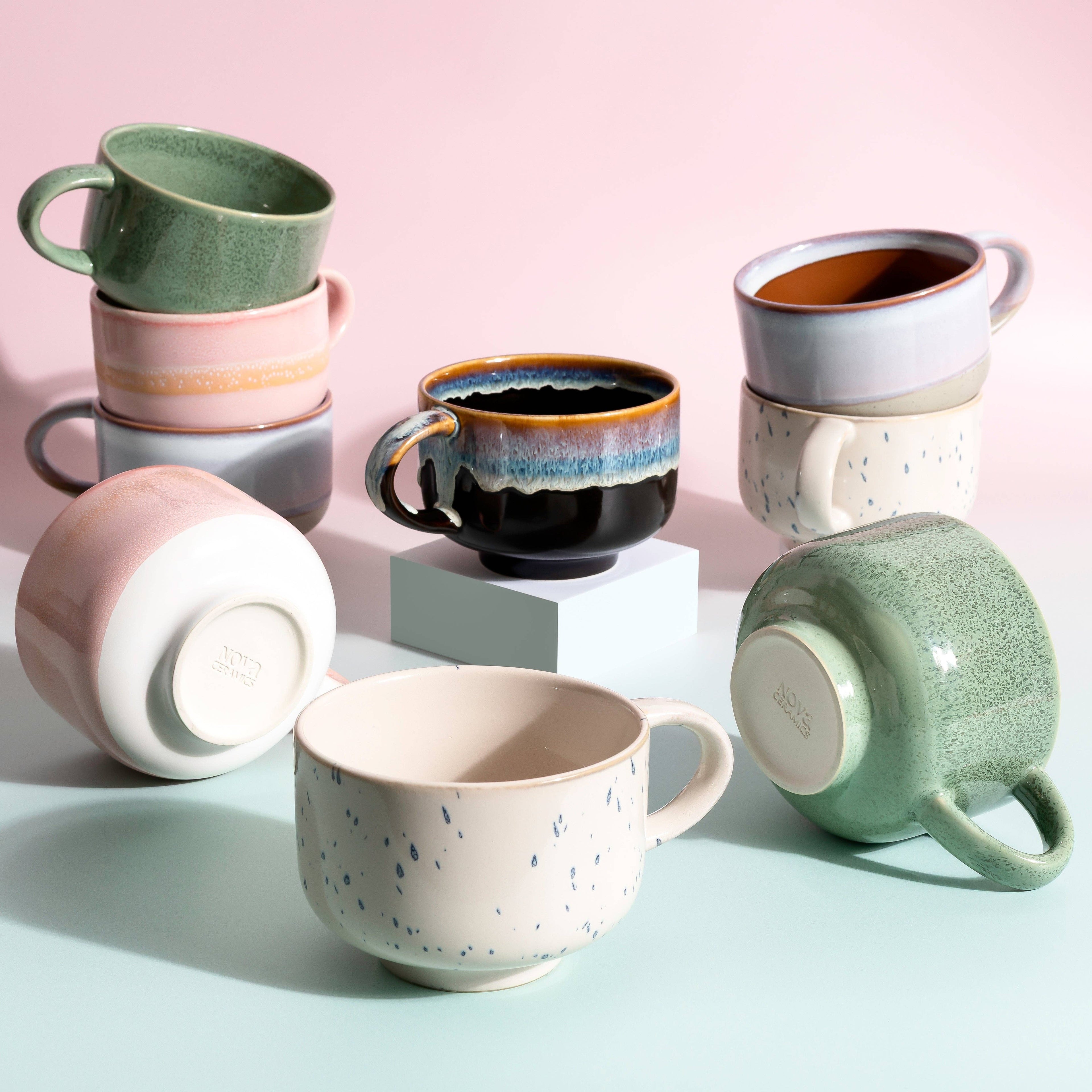 Horizon Handmade Ceramic Mug 16oz | Stoneware Coffee Mug
