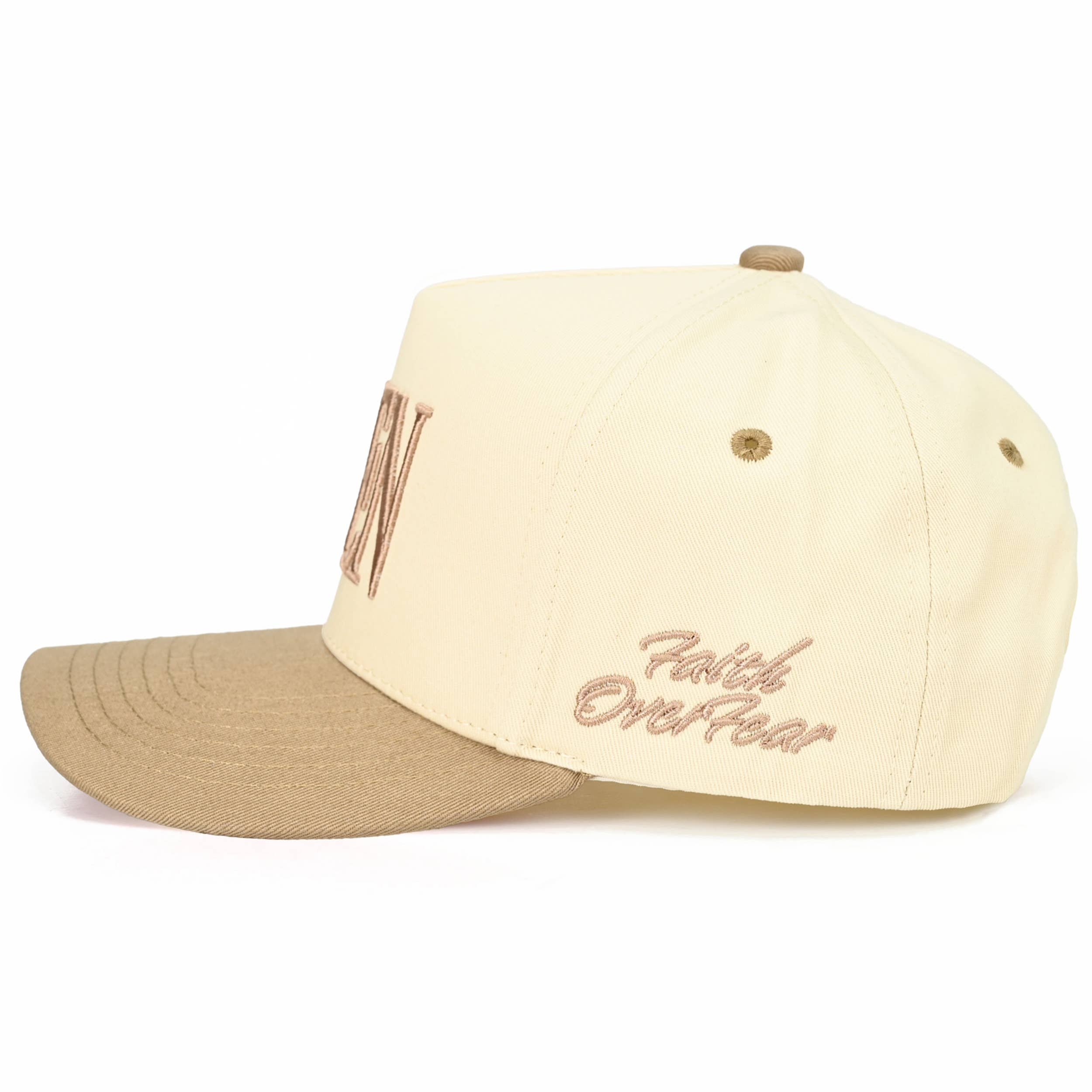 C.C AMEN Embroidered Two Tone Trucker Hat