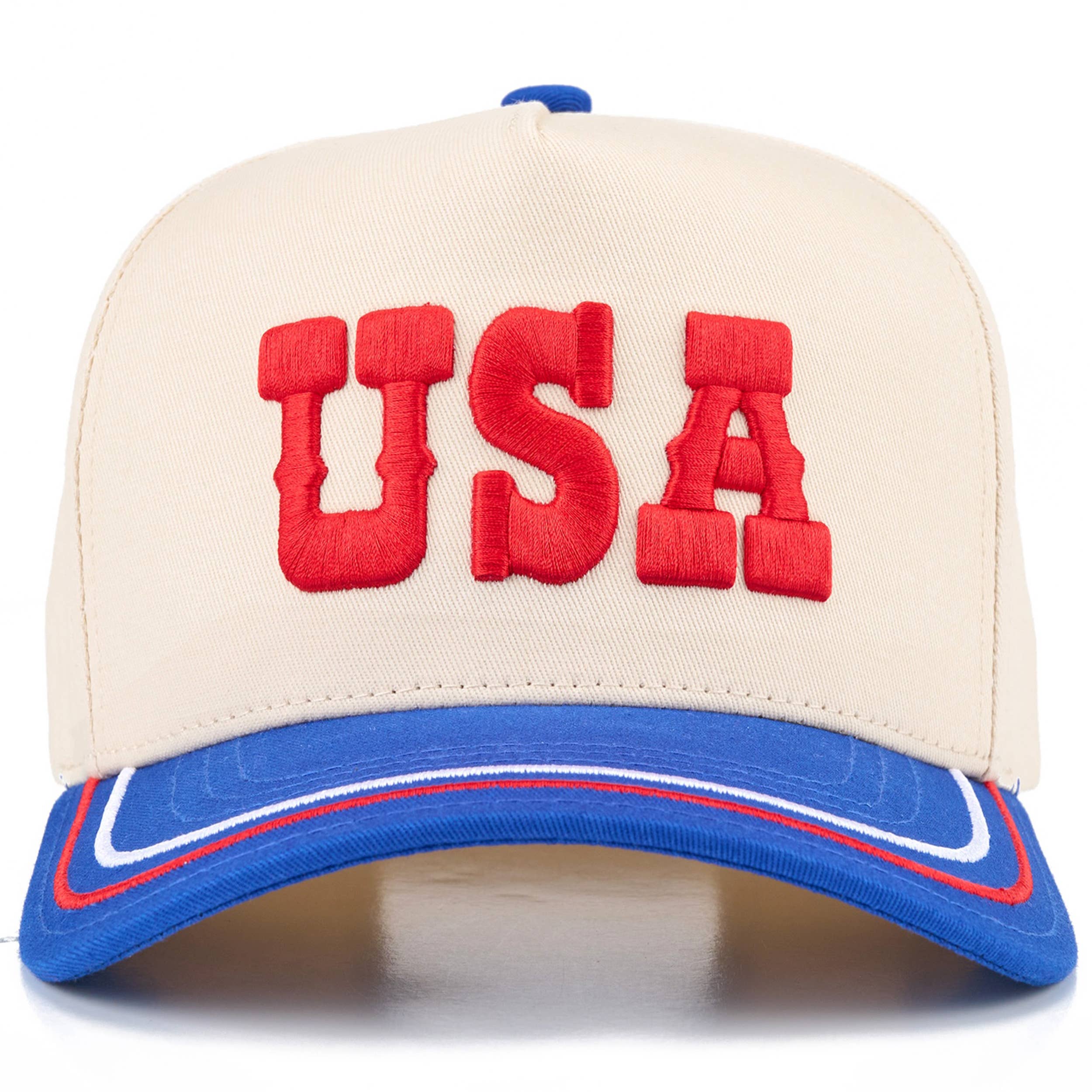 C.C USA Letter on Two Tone Trucker Hat