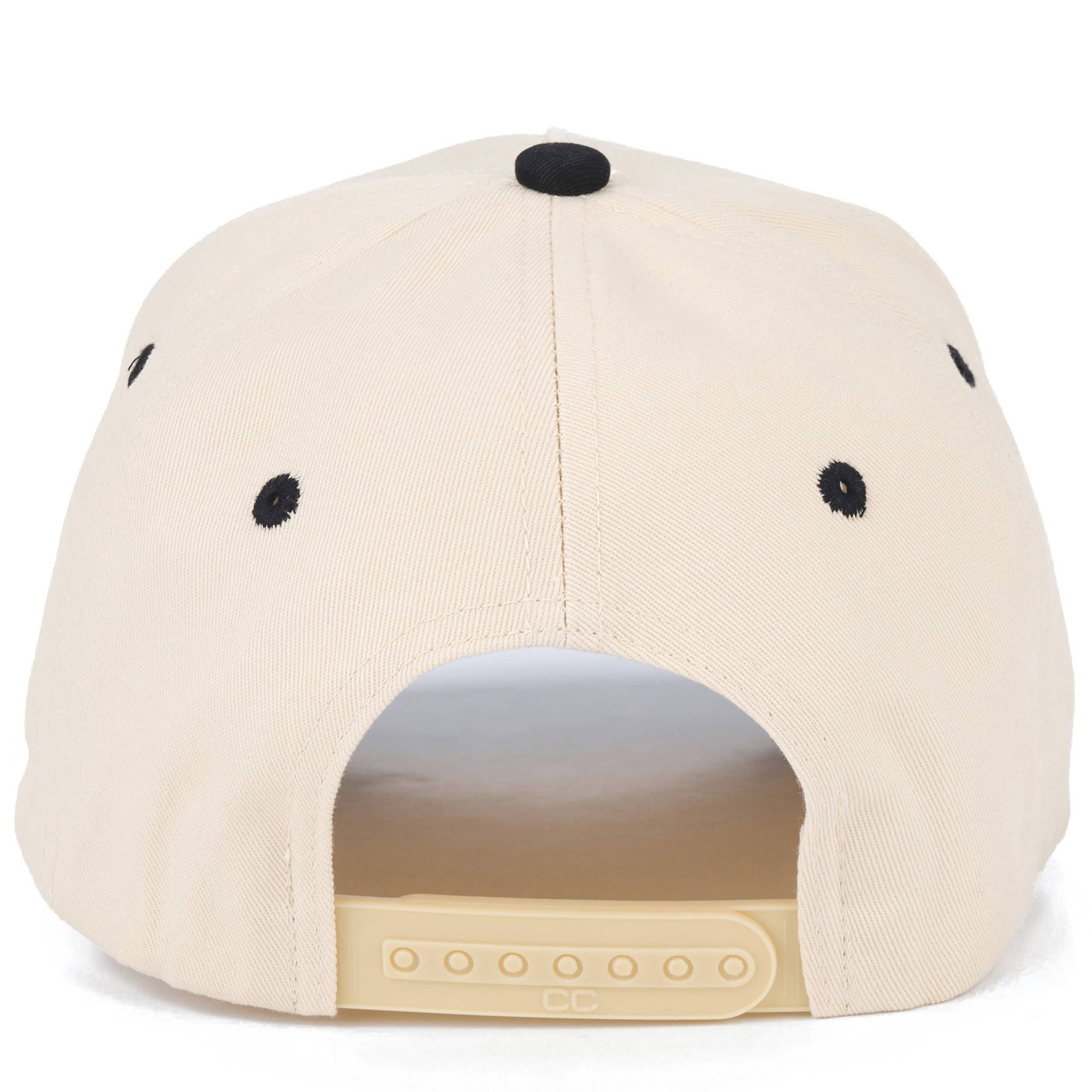 HOT MESS Letter Embroidered on Two Tone Trucker Hat