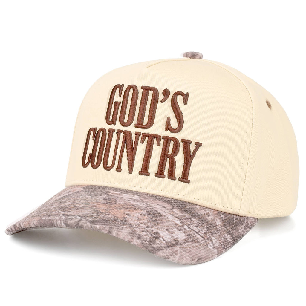 GOD'S COUNTRY on Two Tone Trucker Hat