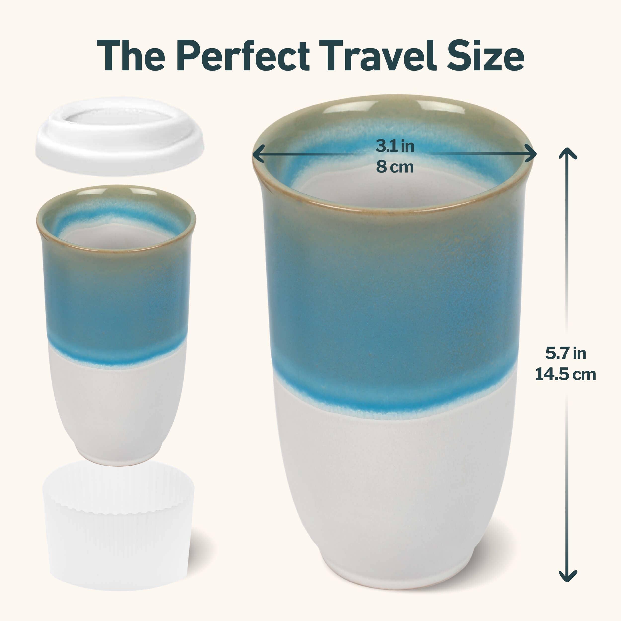 Lagoon Ceramic Travel Cup – 16oz