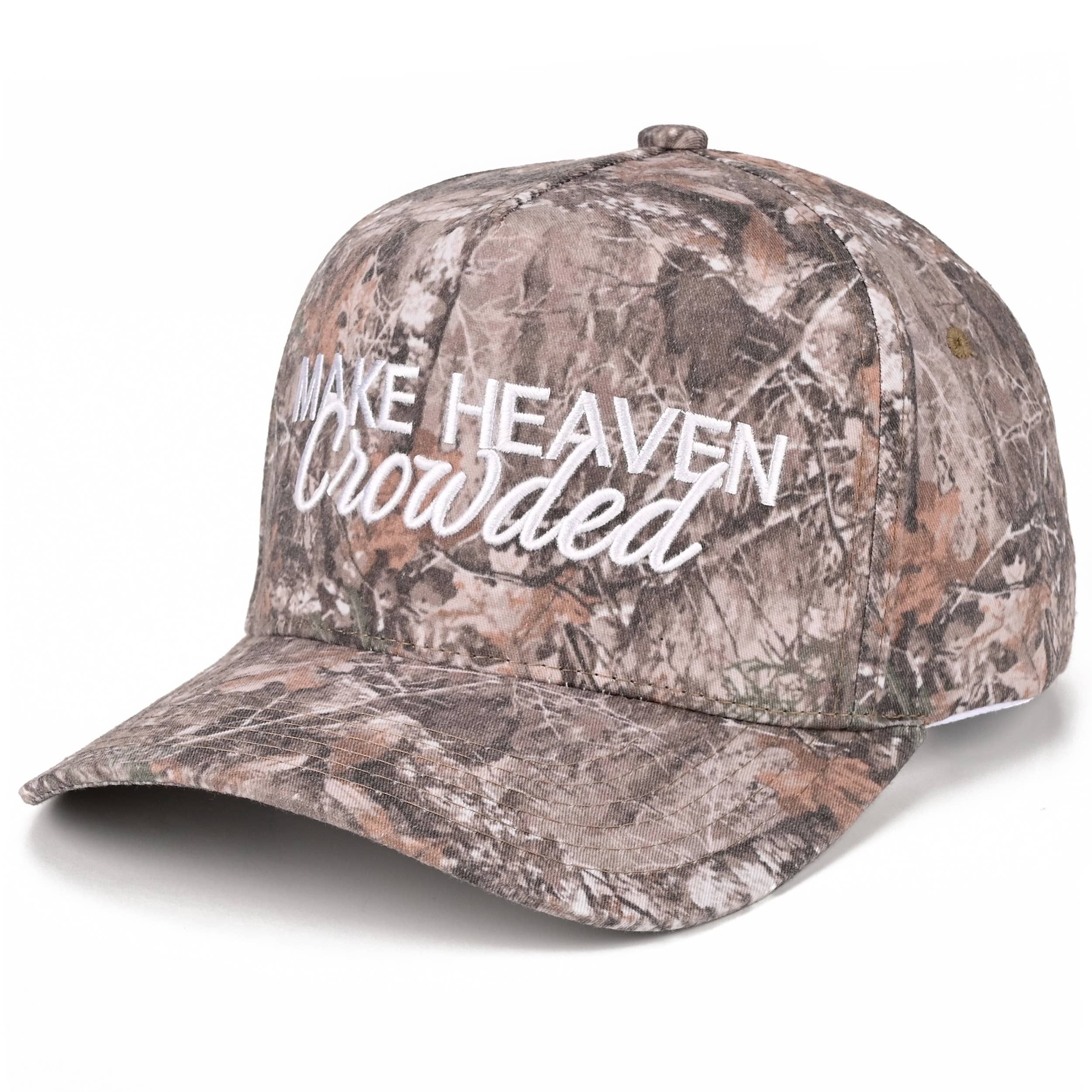 C.C MAKE HEAVEN CROWDED Letter Embroidered Trucker Hat