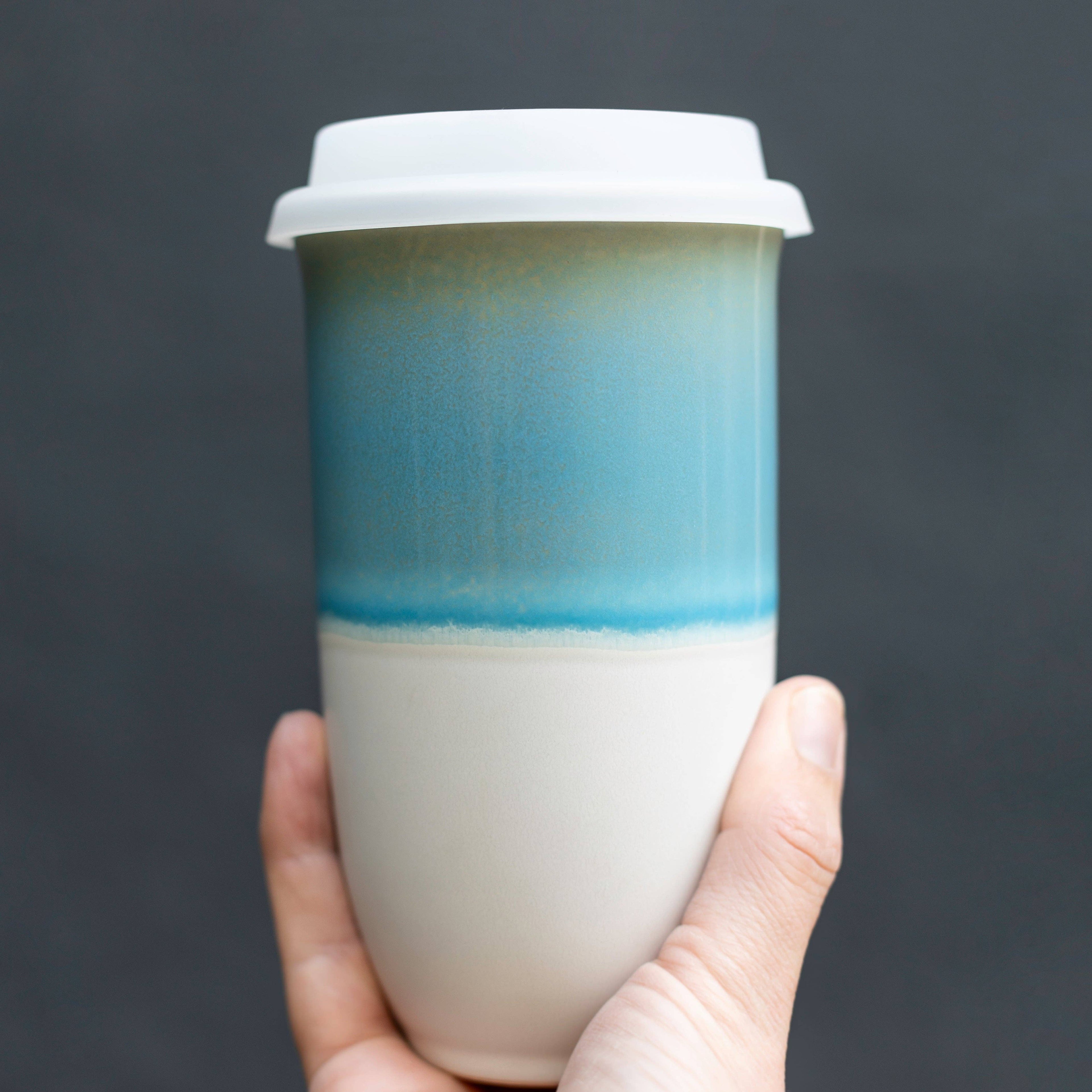 Lagoon Ceramic Travel Cup – 16oz
