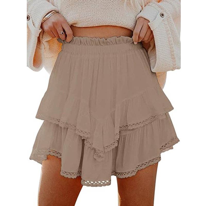 High-Waist Layered Skirt