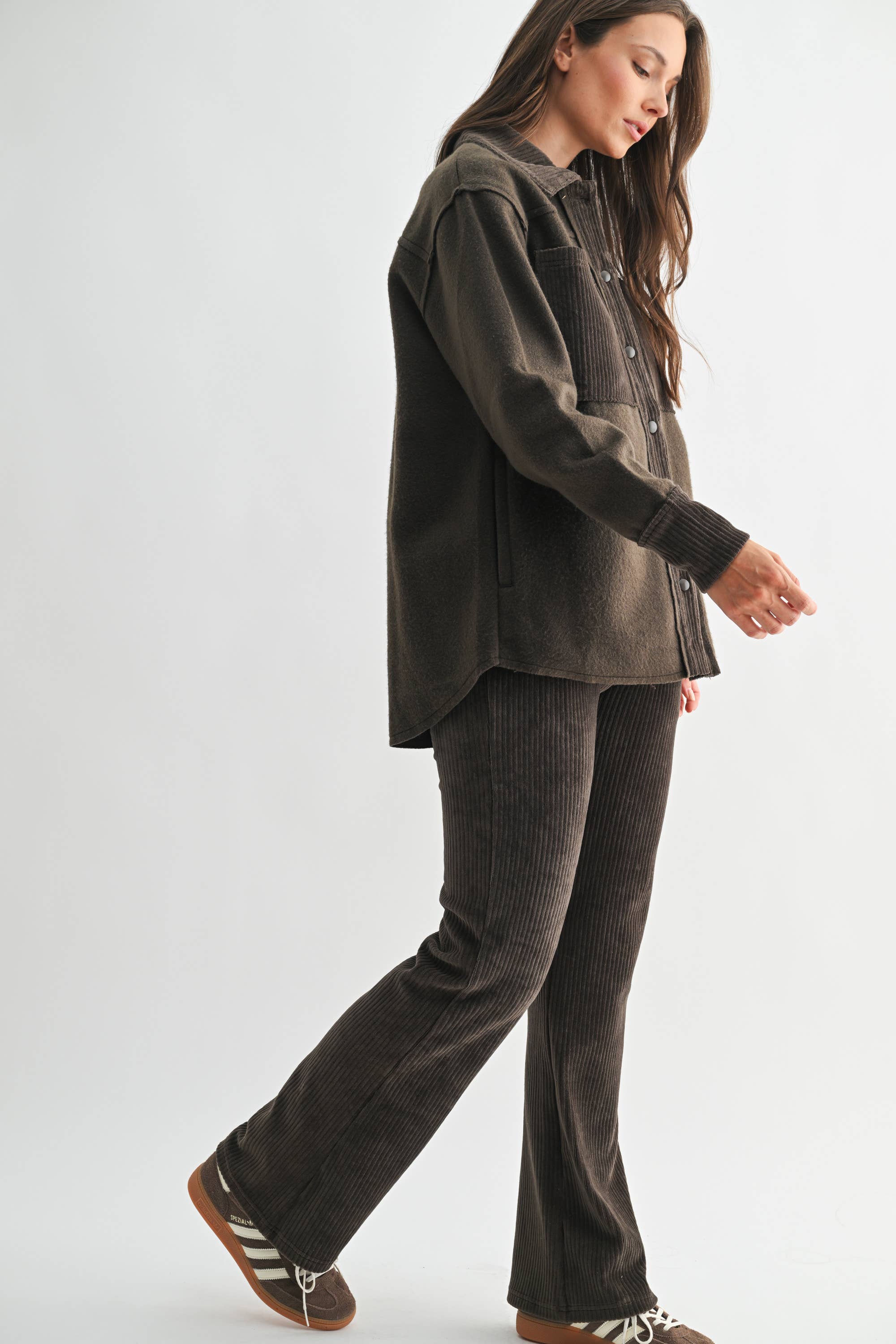 Corduroy & Fleece Shacket