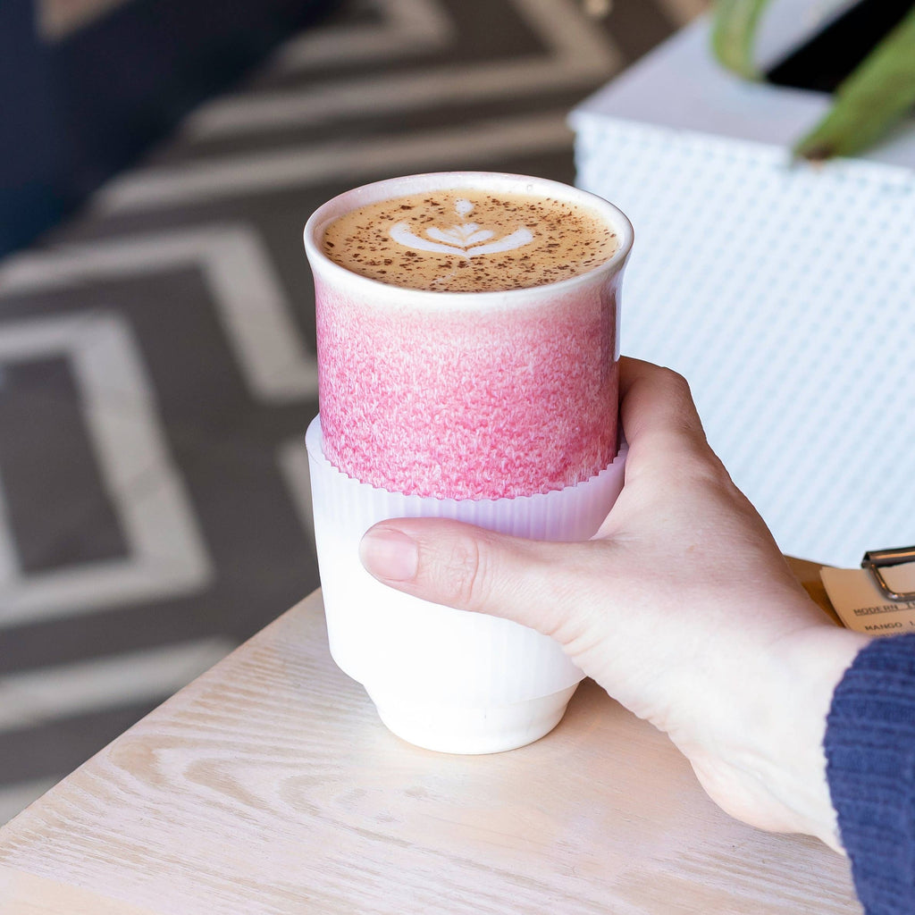 Coral Pink 16oz Ceramic Mug