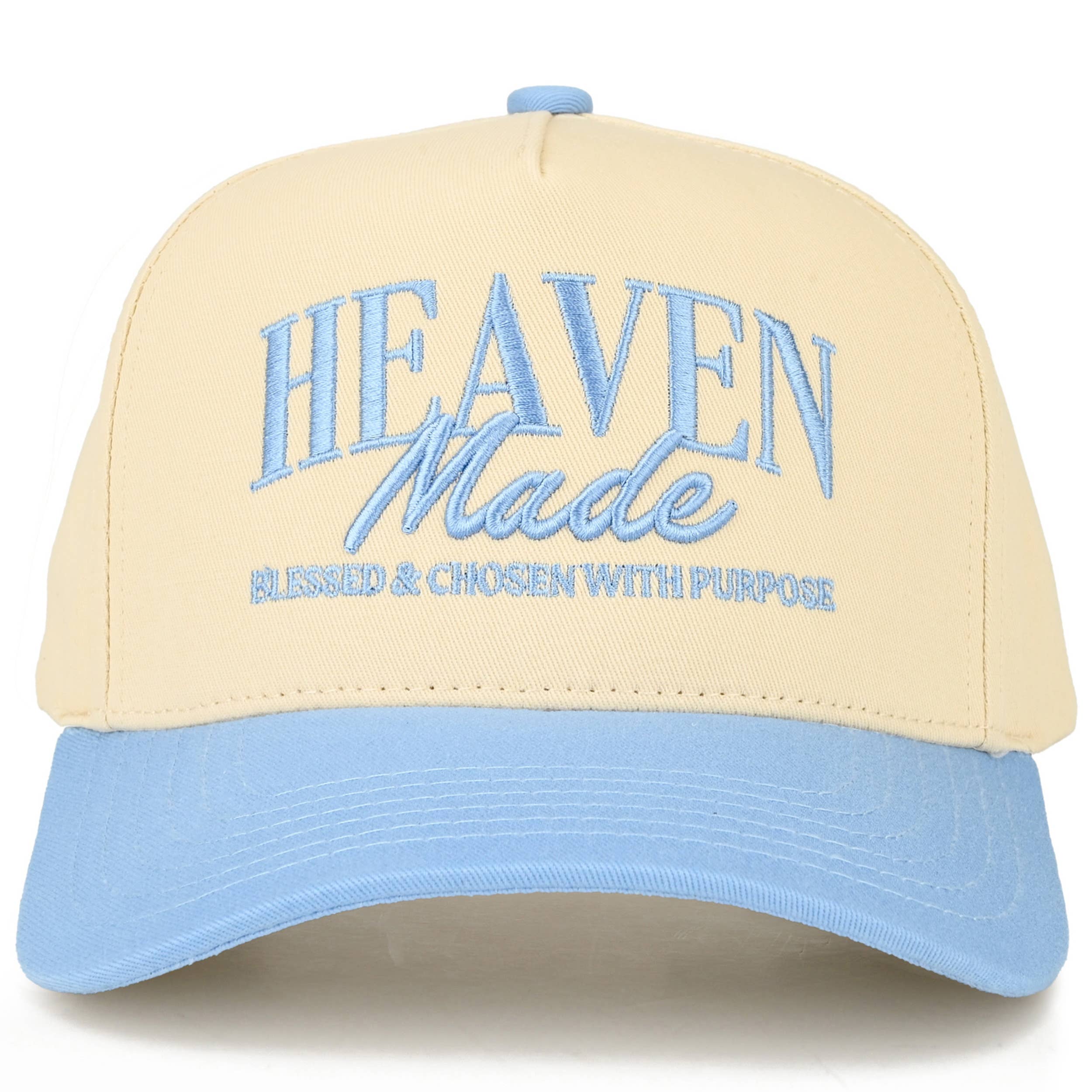 HEAVEN MADE Letter Embroidered Trucker Hat