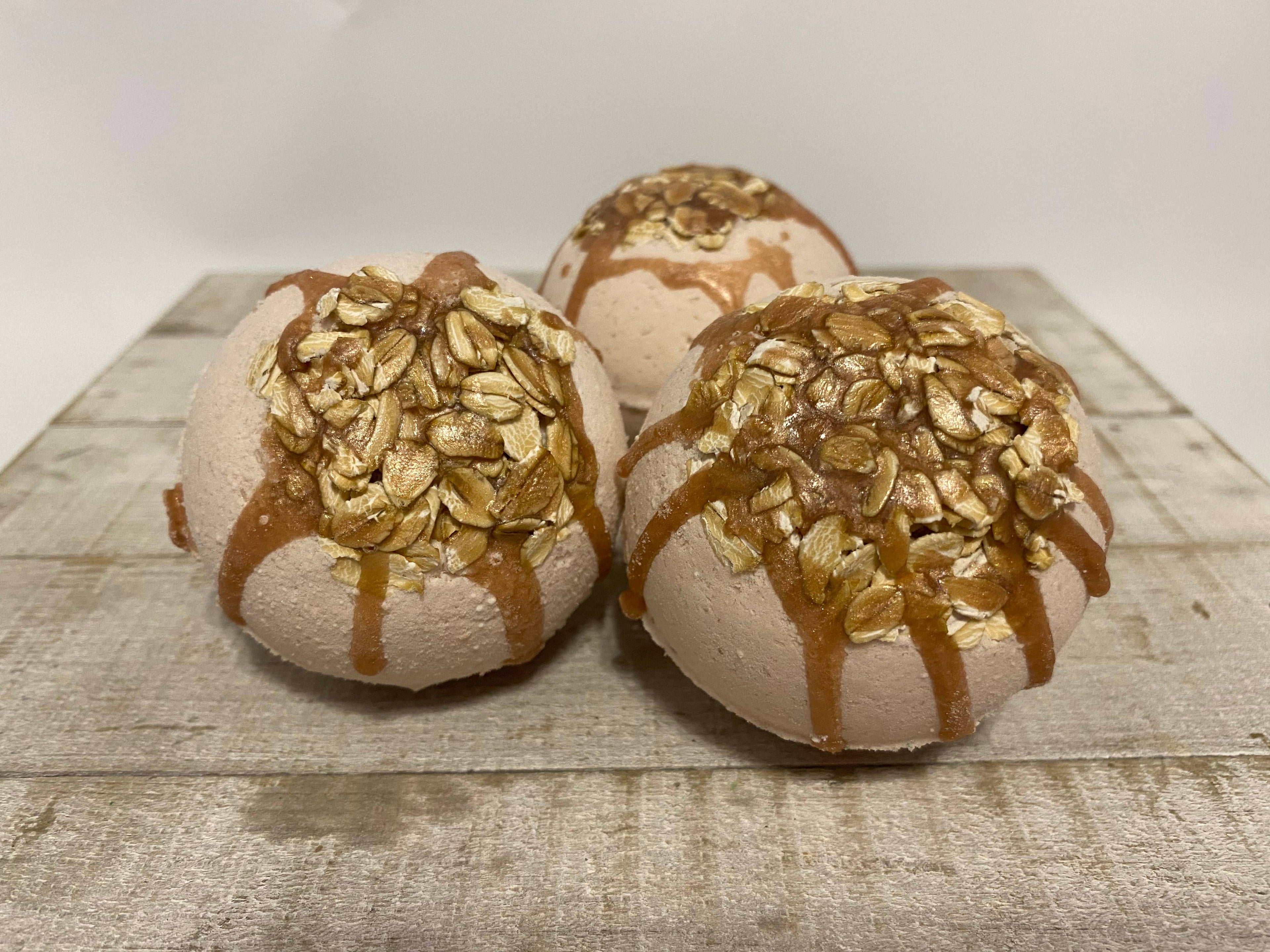 Oatmeal and Milk Bath Bomb - All natural, soothing bath bomb