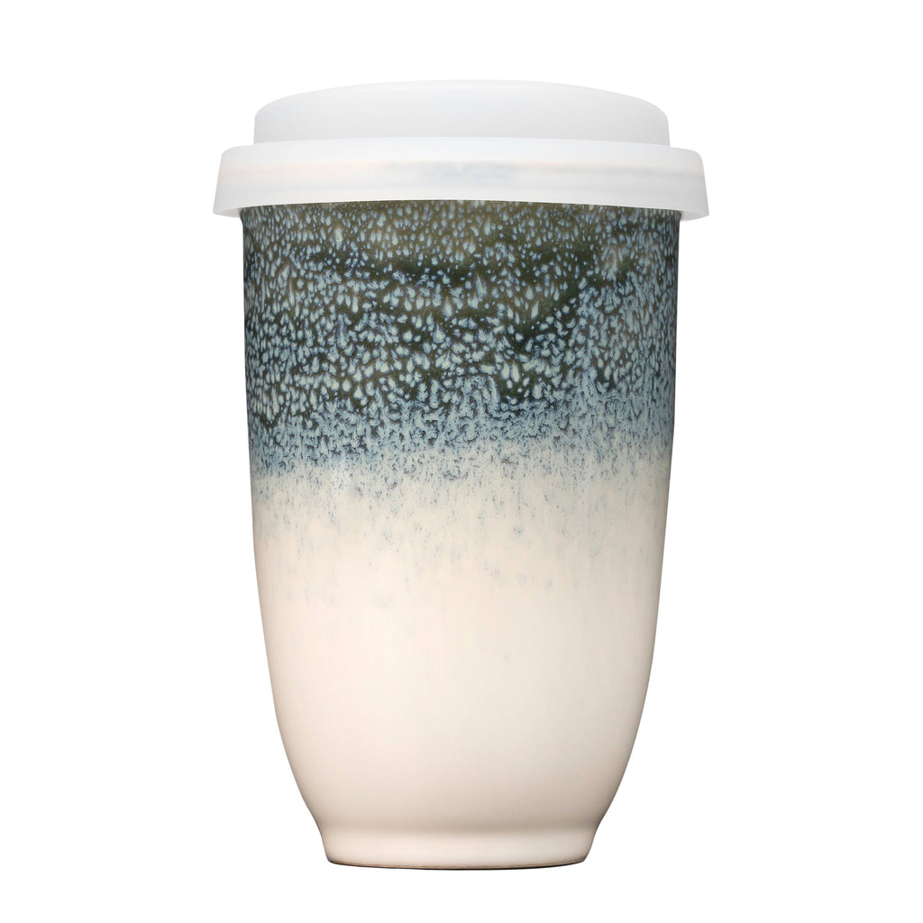 Glacier Ceramic Travel Cup 12oz | Reusable Coffee Cup