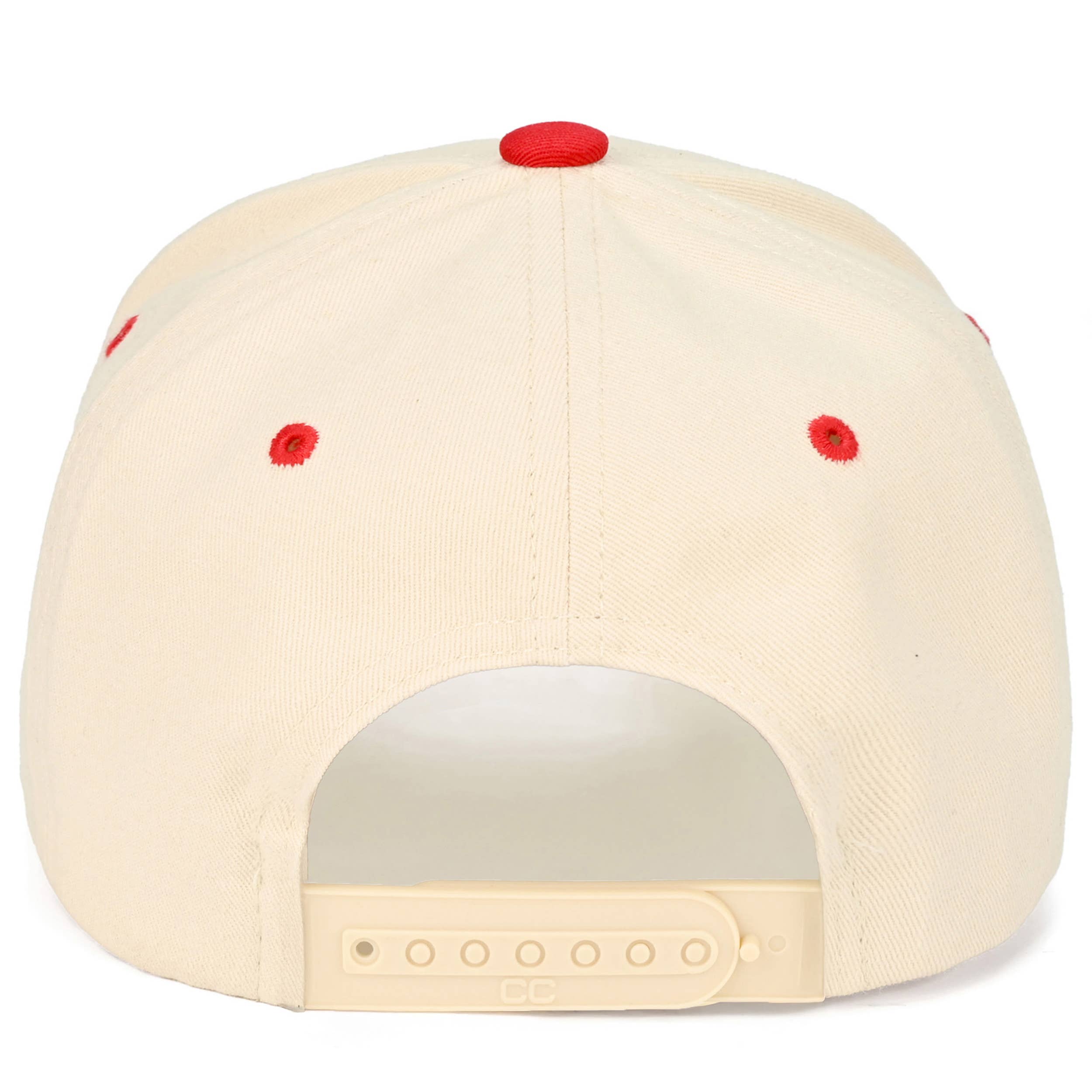 C.C SORRY ABOUT MY HUSBAND Letter Two Tone Trucker Hat: Red