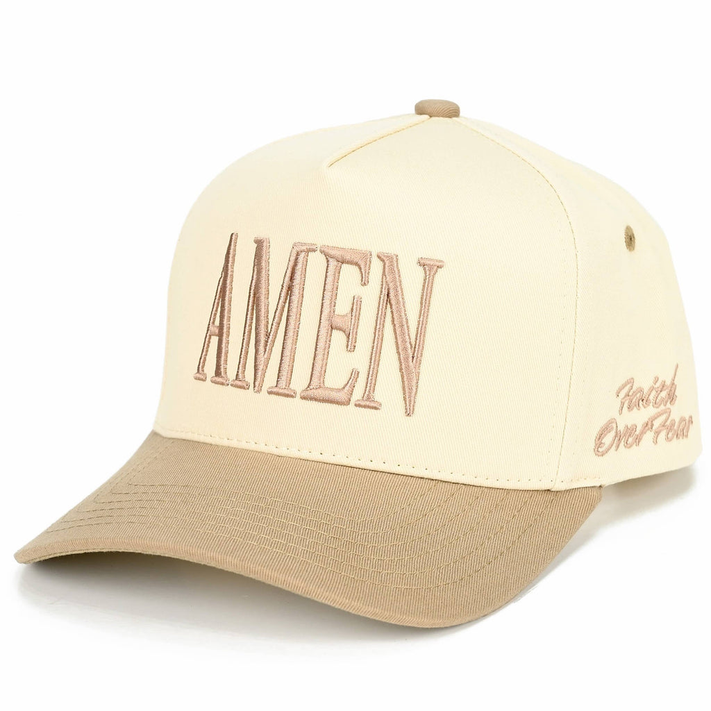 C.C AMEN Embroidered Two Tone Trucker Hat