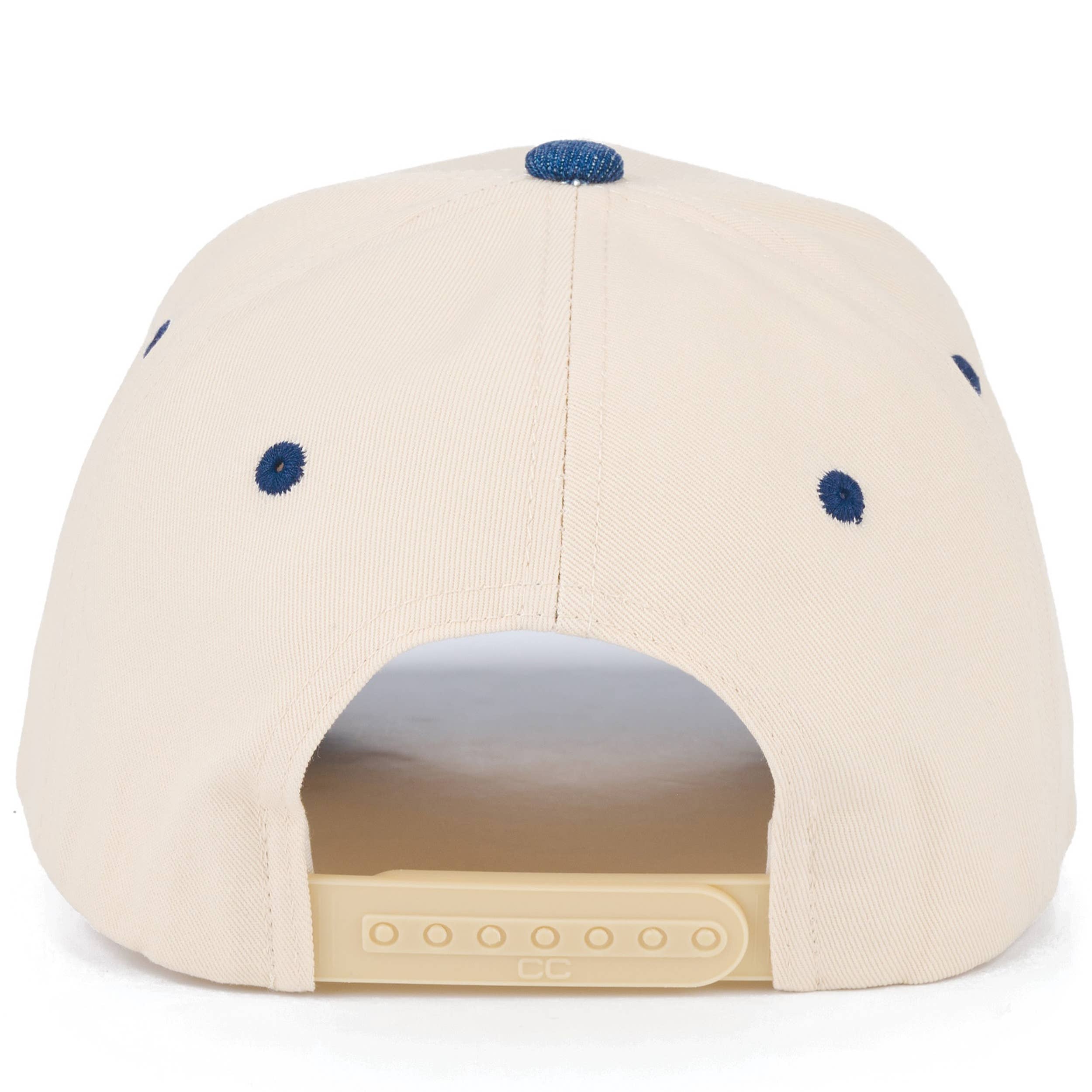 C.C USA Letter with Icon Embroidered on Two Tone Trucker Hat